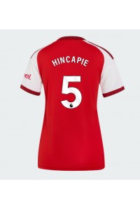 Arsenal Piero Hincapie #5 Jalkapallovaatteet Naisten Kotipaita 2026-27 Lyhythihainen